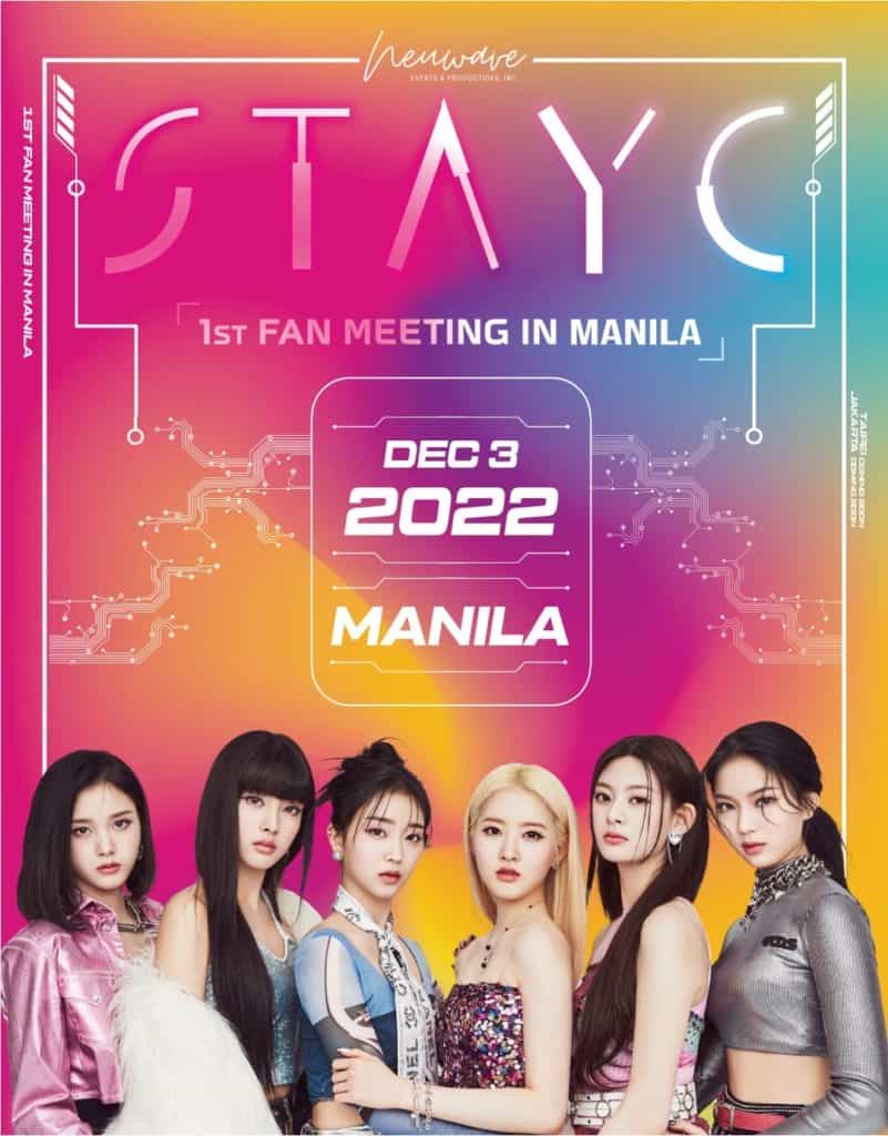 STAYC in Manila poster neuwave updated