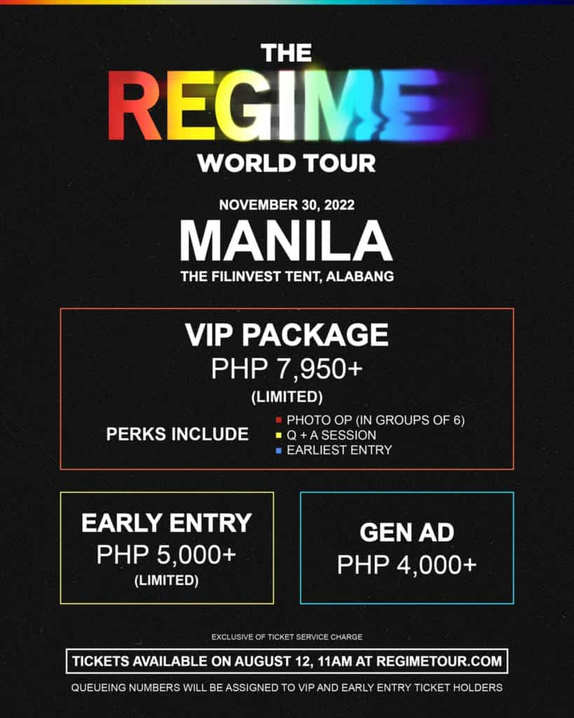 dpr regime tour manila