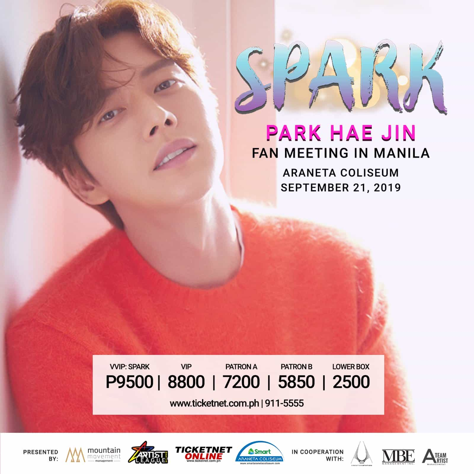 Park Hae Jin's Manila fan-meeting moved to November 23, as per organizer